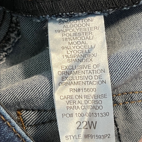 Democracy Ankle Skimmer Jeans 22W Ab Solution Minimalist Capsule - Picture 8 of 11